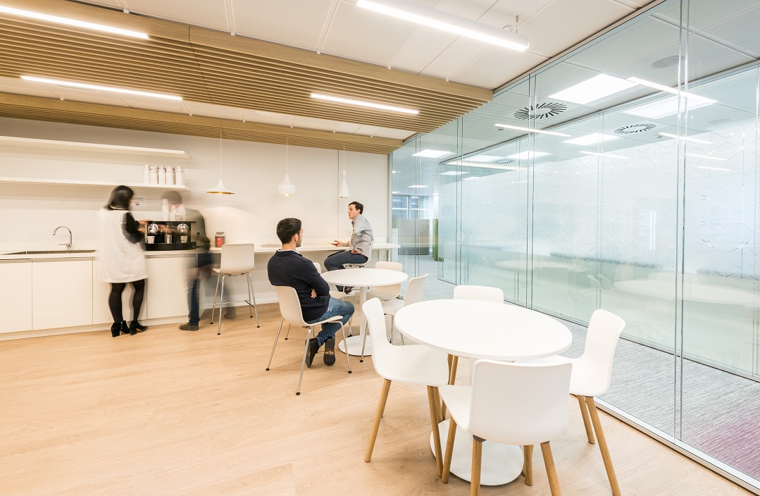 Oficinas ROCHE en Madrid con proyecto de 3g Office